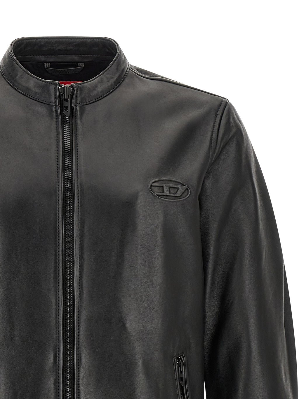 Diesel Black Lamb Leather Leather Jacket