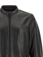 Diesel Black Lamb Leather Leather Jacket