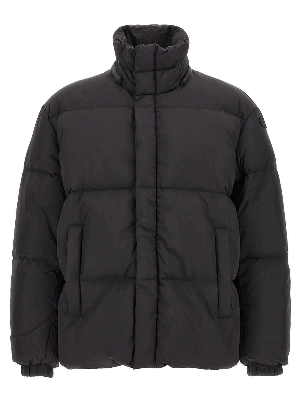 Diesel Black Polyamide Full-Length Jacket