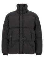 Diesel Black Polyamide Full-Length Jacket