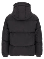 Diesel Black Polyamide Full-Length Jacket