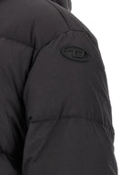 Diesel Black Polyamide Full-Length Jacket