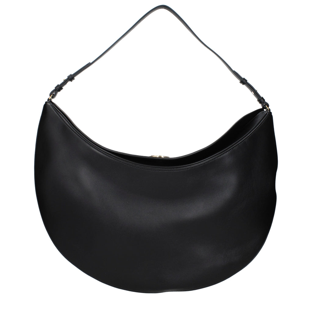 Jacquemus Black Leather Shoulder Bag