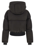 Diesel Black Polyamide Full-Length Jacket