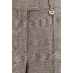 Burberry Beige Wool Oves Aries Dress Pants