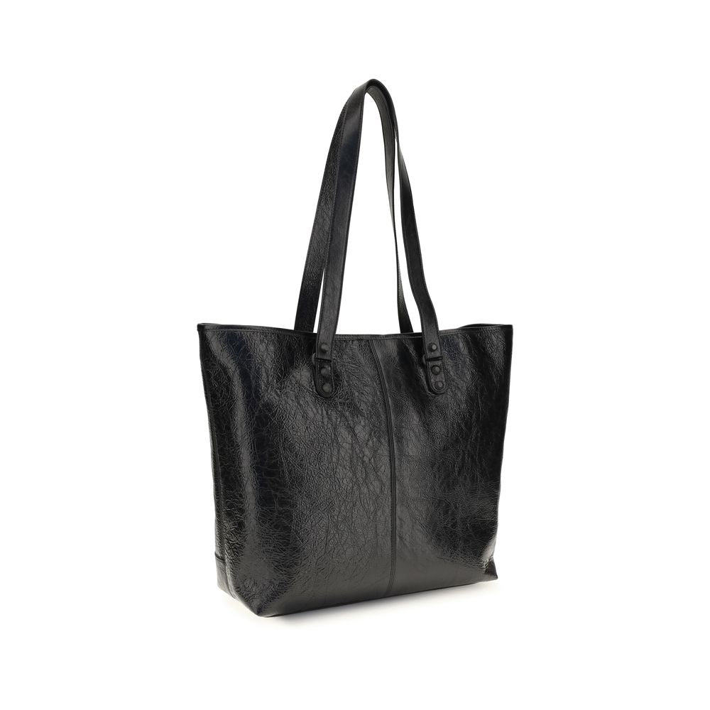 Balenciaga Black Lamb Ovis Aries Shoulder Bag