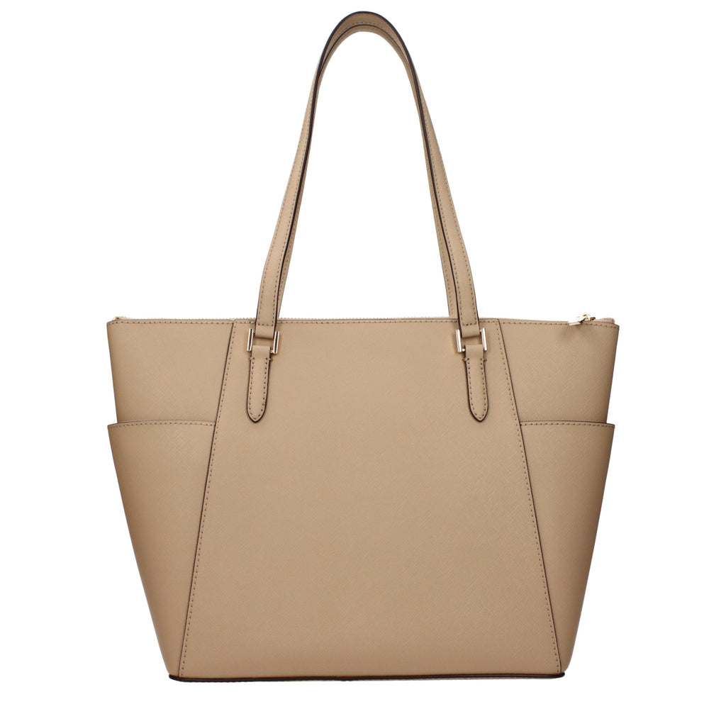 Michael Kors Beige Leather Shoulder Bag
