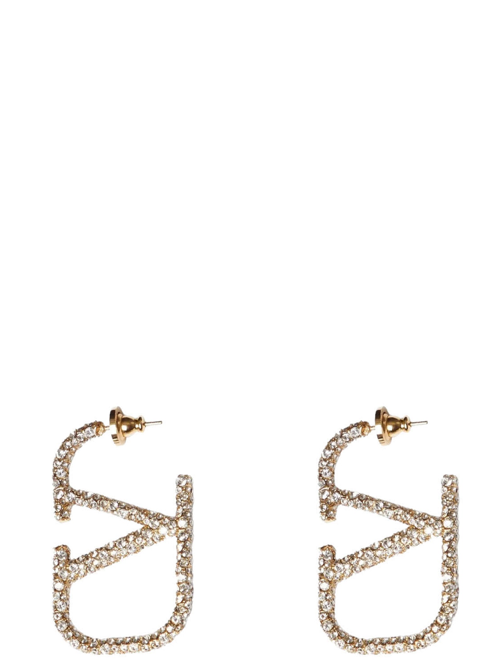 Valentino Garavani Gold Brass Earrings