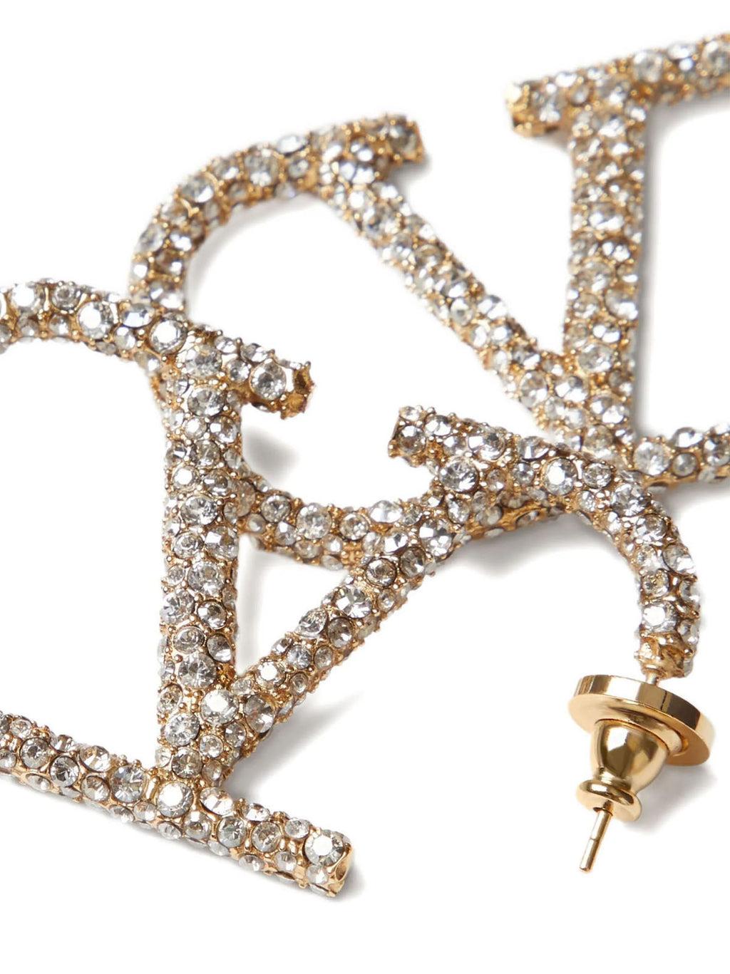 Valentino Garavani Gold Brass Earrings