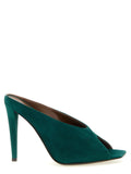Giuseppe Zanotti Bicolor Suede Leather Stiletto Heel Sandals