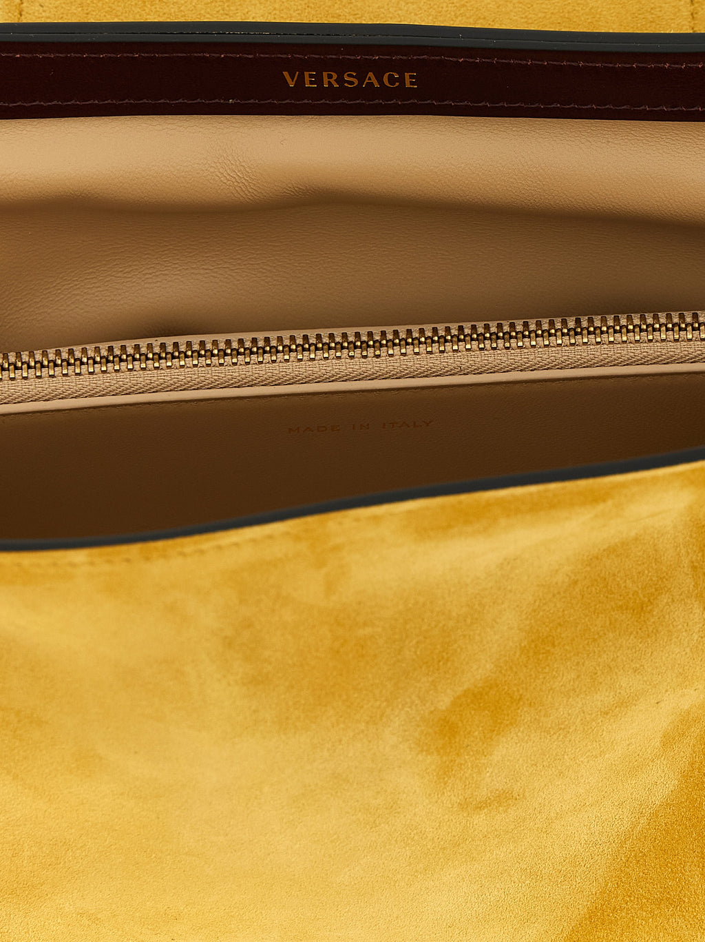 Versace Bicolor Calfskin Clutch Bag