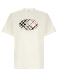 Burberry White Cotton T-Shirt