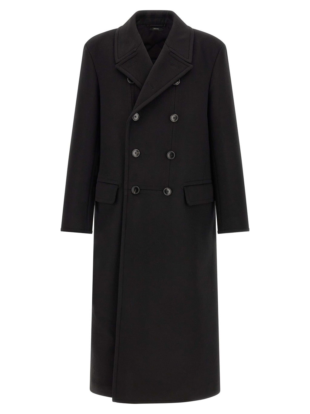 Tom Ford Black Virgin Wool Coat