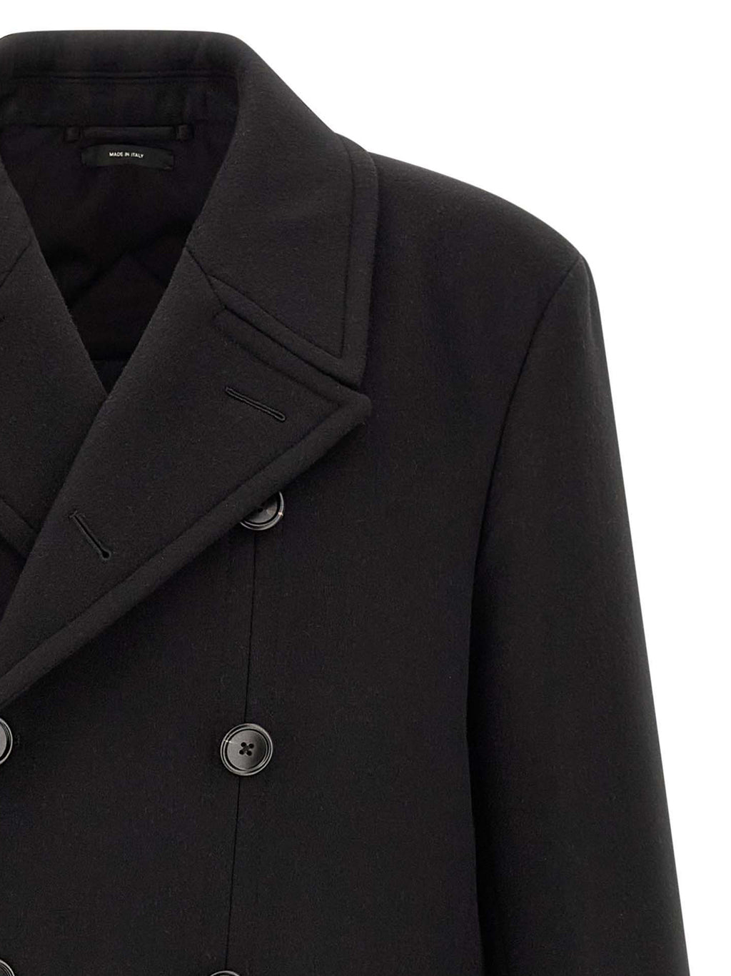 Tom Ford Black Virgin Wool Coat