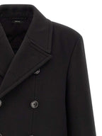 Tom Ford Black Virgin Wool Coat