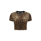 Dolce & Gabbana Beige Cotton T-Shirt