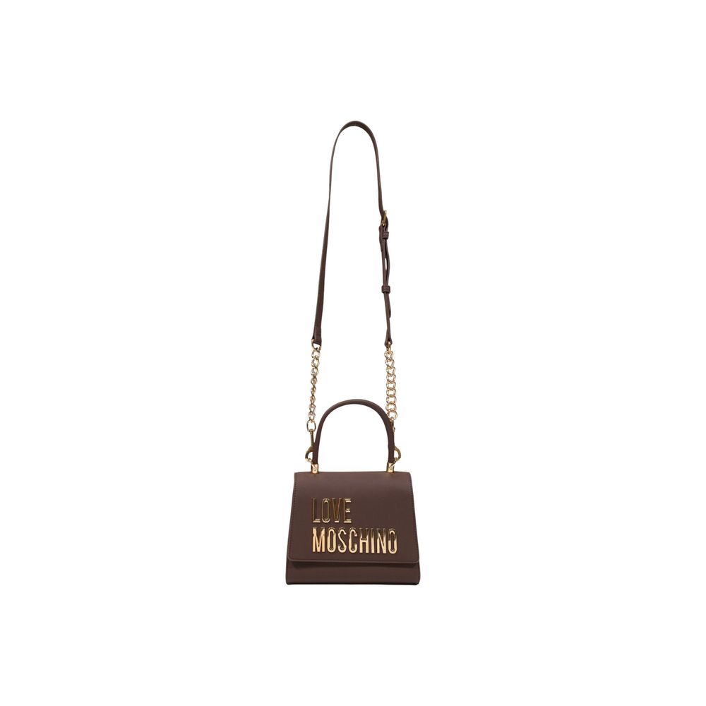 Love Moschino Brown Polyethylene Handbag