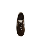 Alexander McQueen Brown Suede Leather Athletic Sneakers