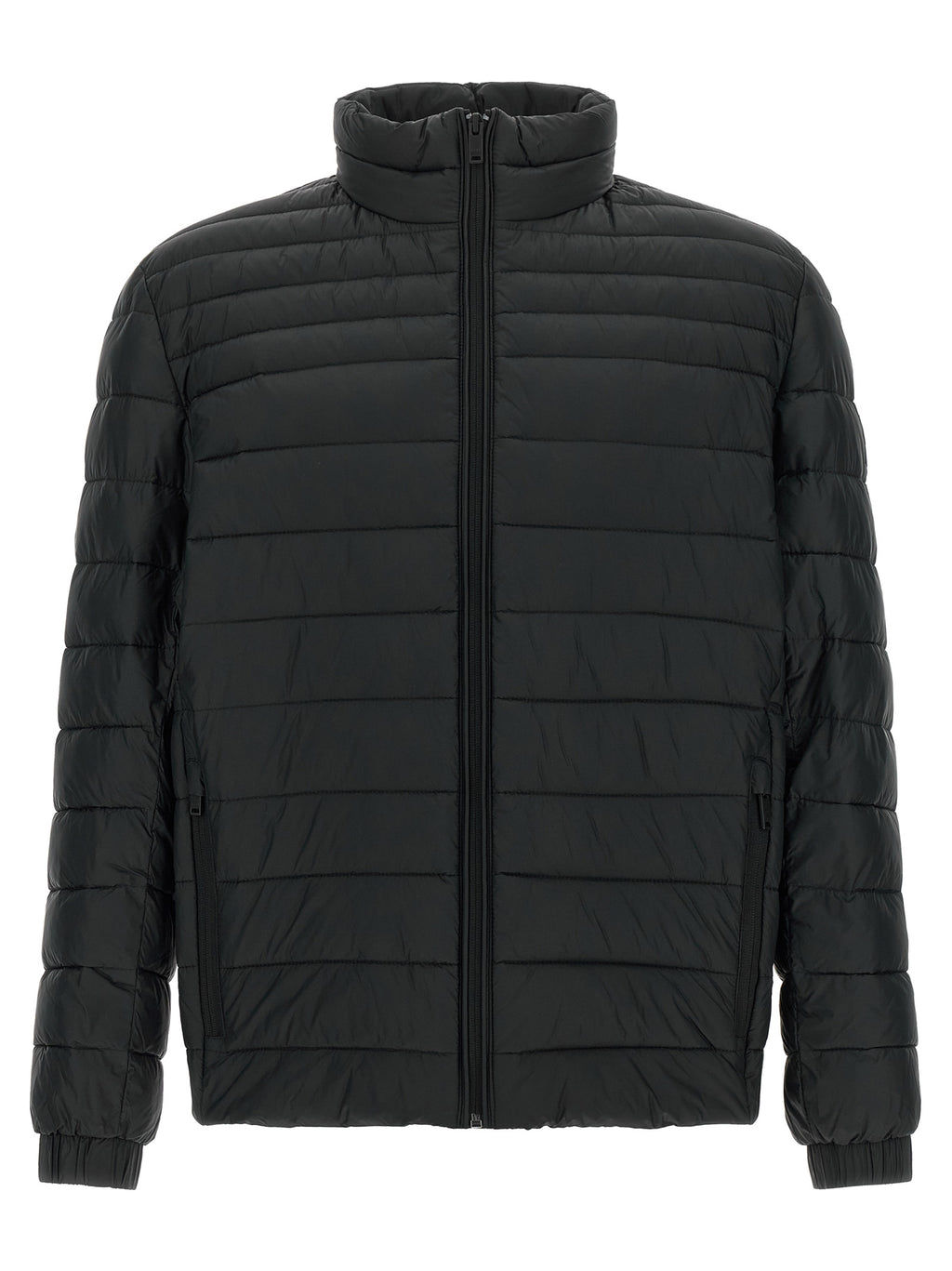 Hugo Boss Black Recycled Polyamide Full-Length Jacket