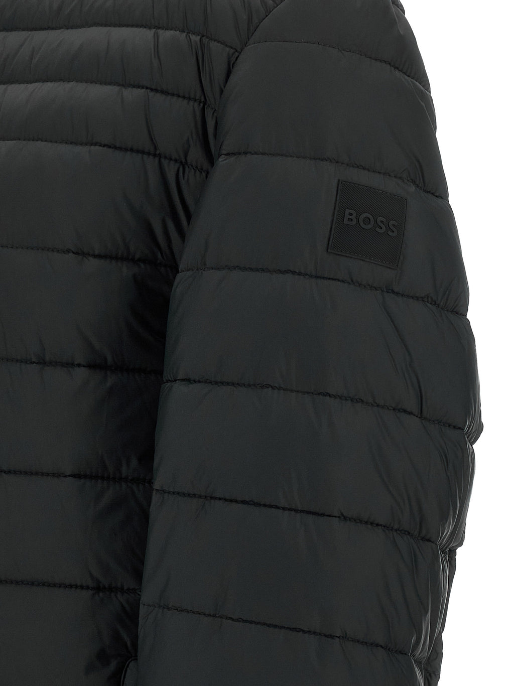 Hugo Boss Black Recycled Polyamide Full-Length Jacket