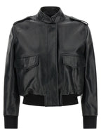 Tom Ford Black Lamb Leather Leather Jacket