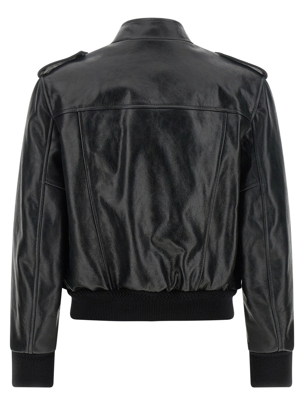 Tom Ford Black Lamb Leather Leather Jacket
