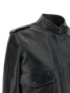 Tom Ford Black Lamb Leather Leather Jacket