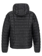 Diesel Black Polyester Full-Length Jacket