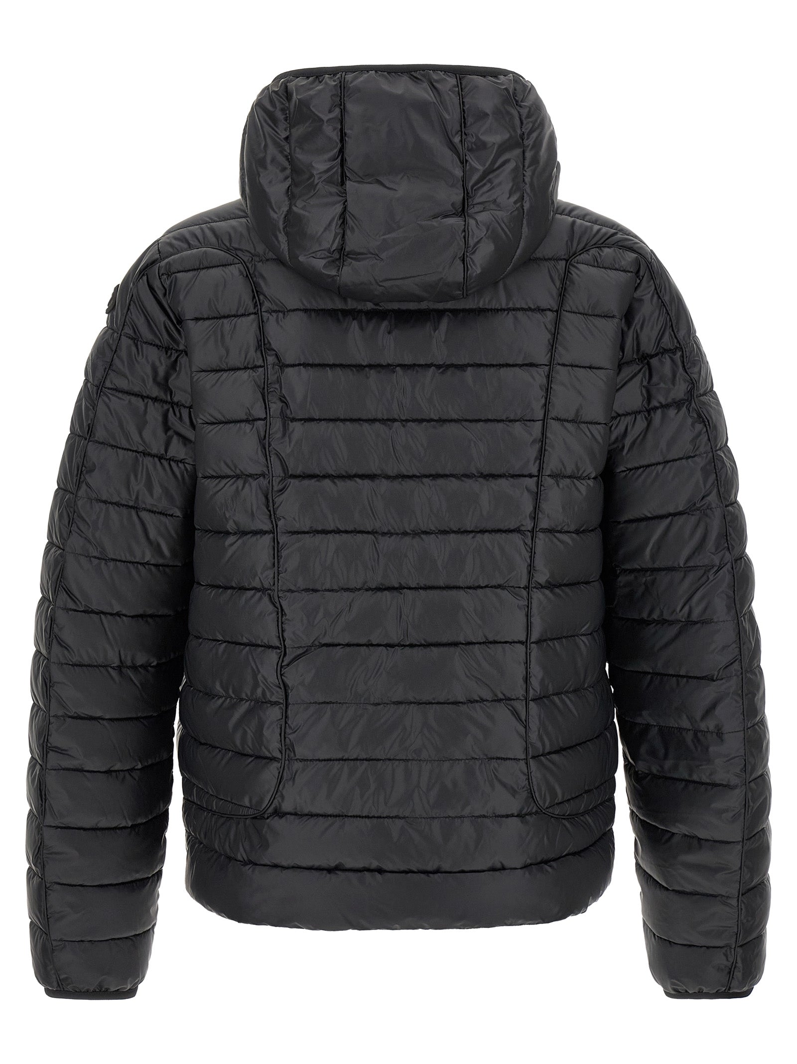 Diesel Black Polyester Full-Length Jacket