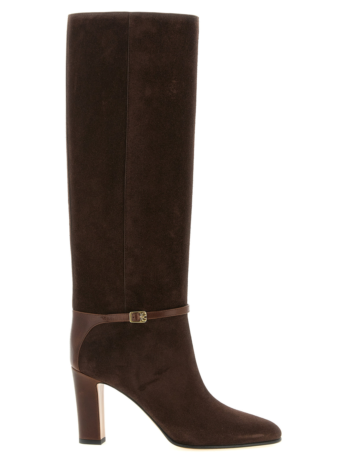 Valentino Garavani Brown Calfskin Over The Knee