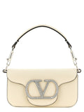 Valentino Garavani White Calfskin Shoulder Bag