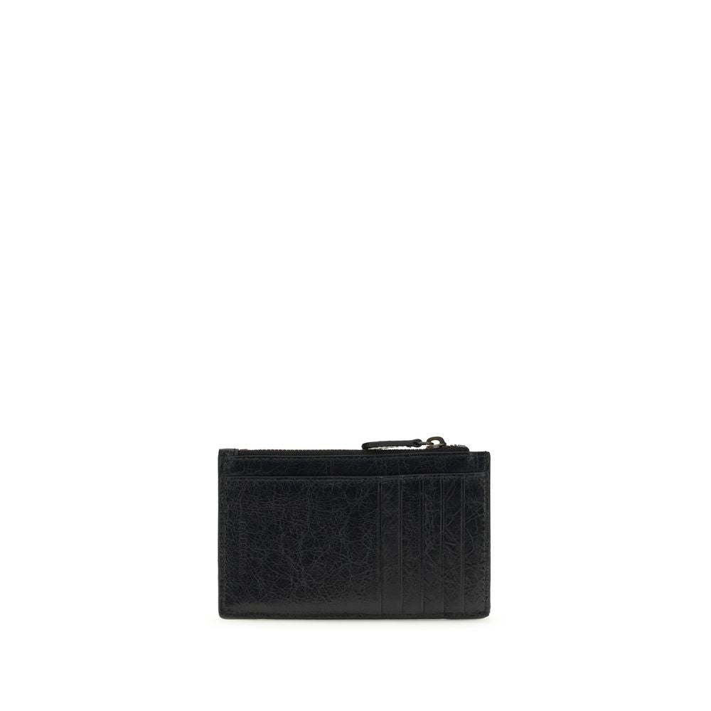 Balenciaga Black Lamb Ovis Aries Wallet