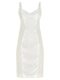 Dolce & Gabbana White Polyamide Midi Dress
