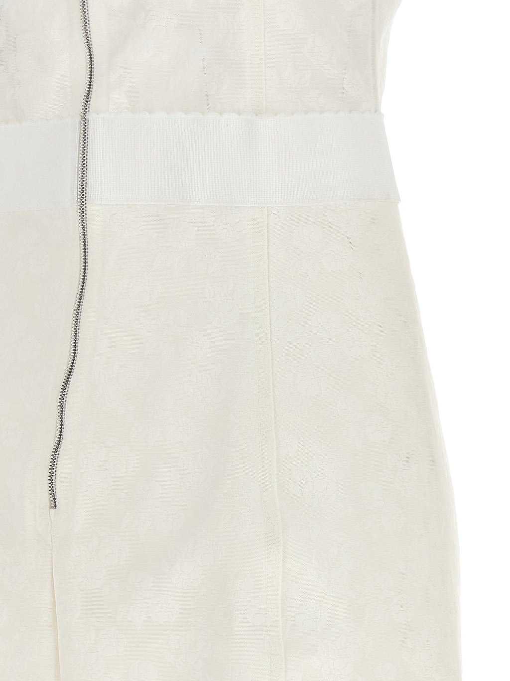 Dolce & Gabbana White Polyamide Midi Dress