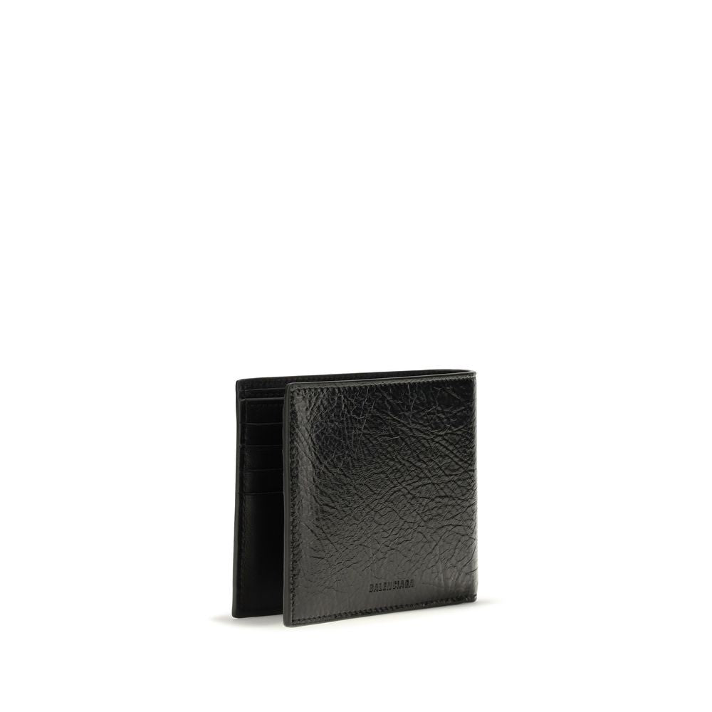 Balenciaga Black Lamb Ovis Aries Wallet