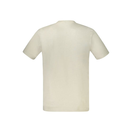 Beige Cotton Men's T-Shirt