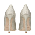 Jimmy Choo Gold Plastic High Heel Pumps