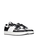 Jimmy Choo Black Leather Sneakers