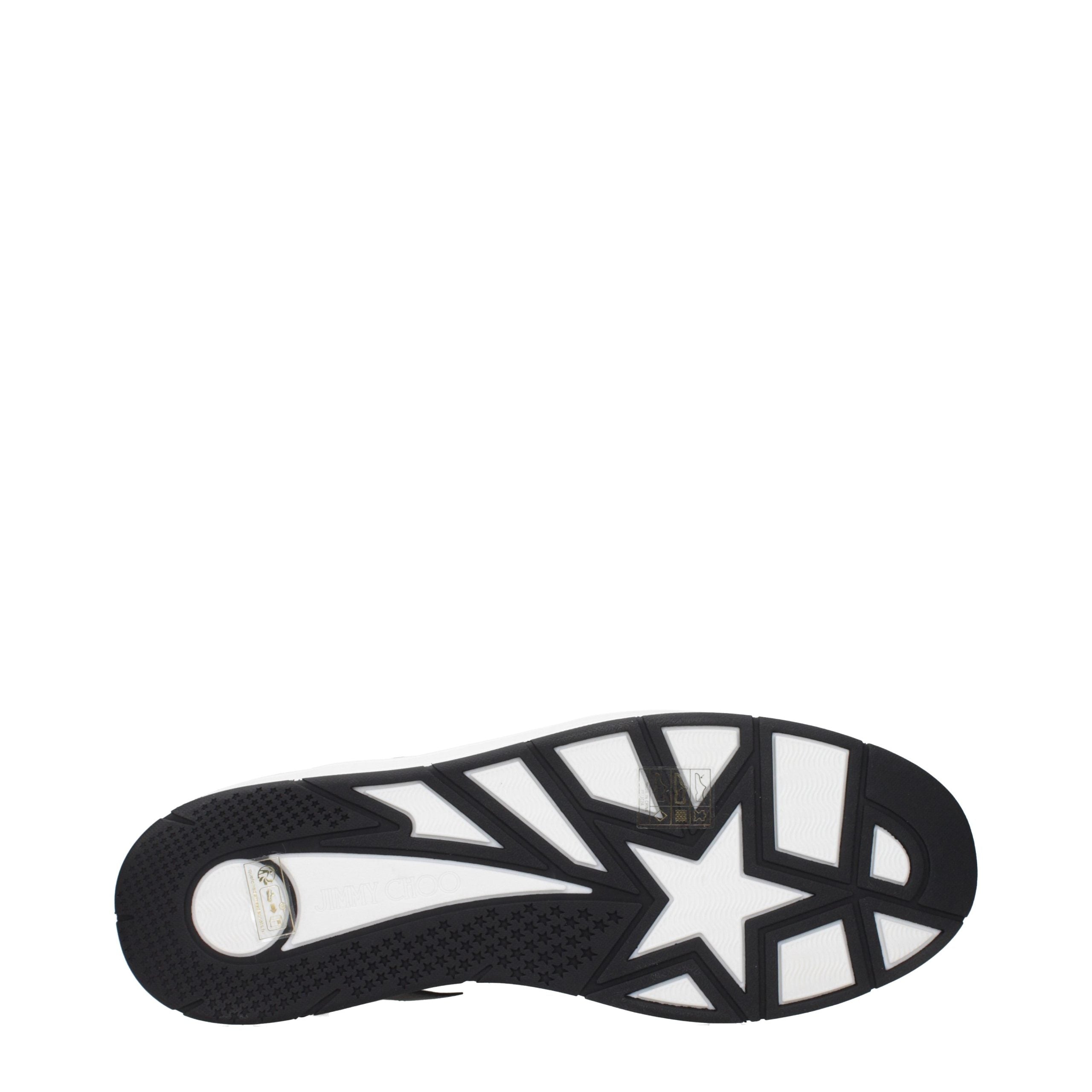Jimmy Choo Black Leather Sneakers