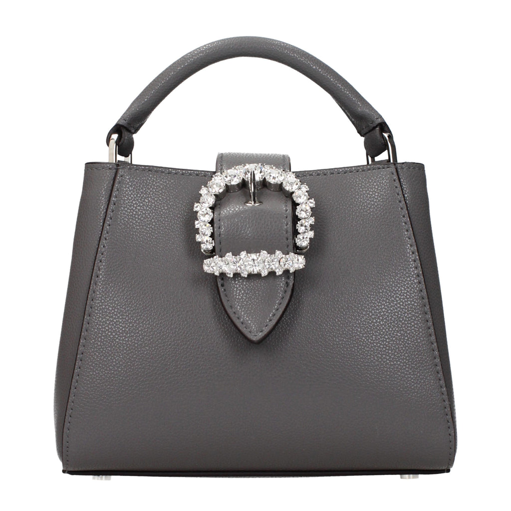 Jimmy Choo Gray Leather Handbag