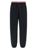 Versace Black Polyamide Joggers (Workout Pants)
