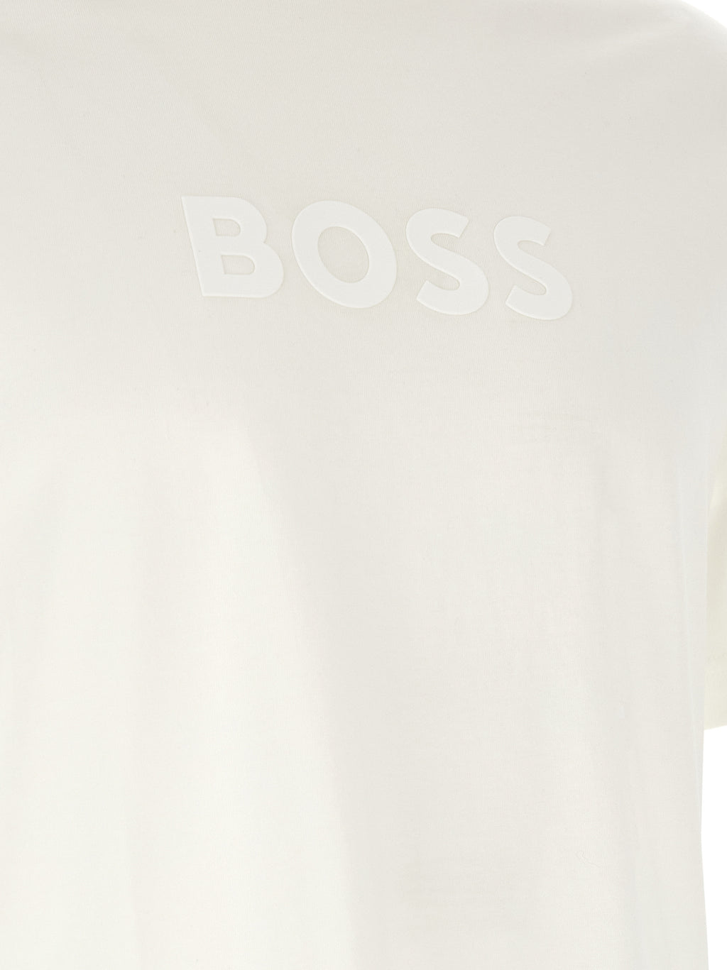 Hugo Boss White Cotton T-Shirt
