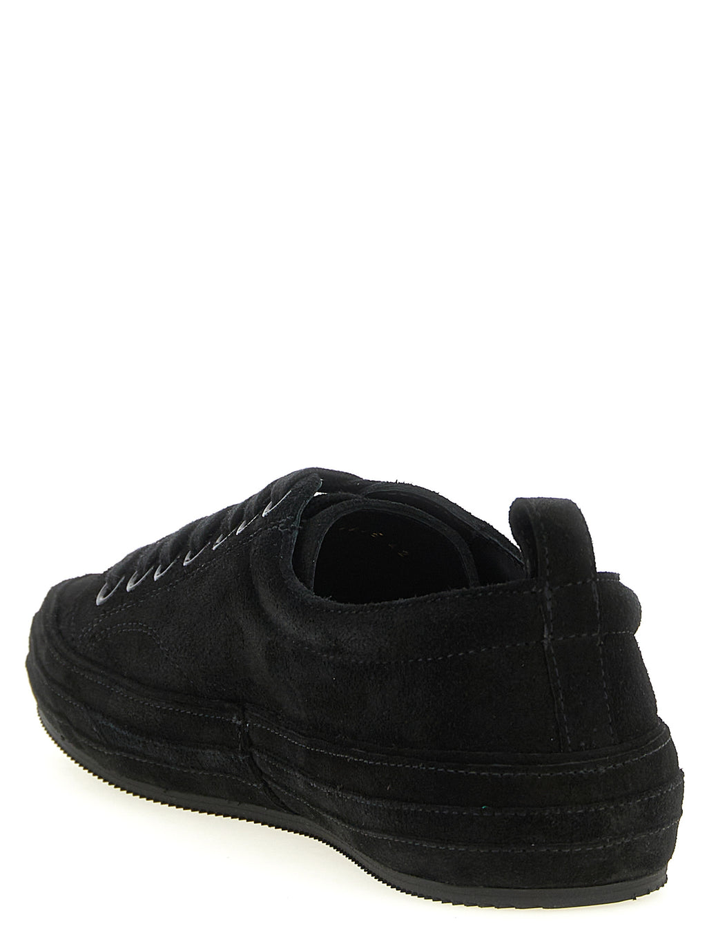Tom Ford Black Leather Low Top Sneakers
