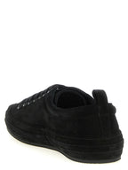Tom Ford Black Leather Low Top Sneakers
