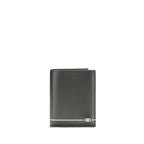 Ferragamo Black Calf Leather Bos Taurus Wallet