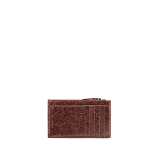 Balenciaga Bordeaux Lamb Ovis Aries Wallet