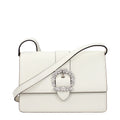 Jimmy Choo White Leather Crossbody Bag