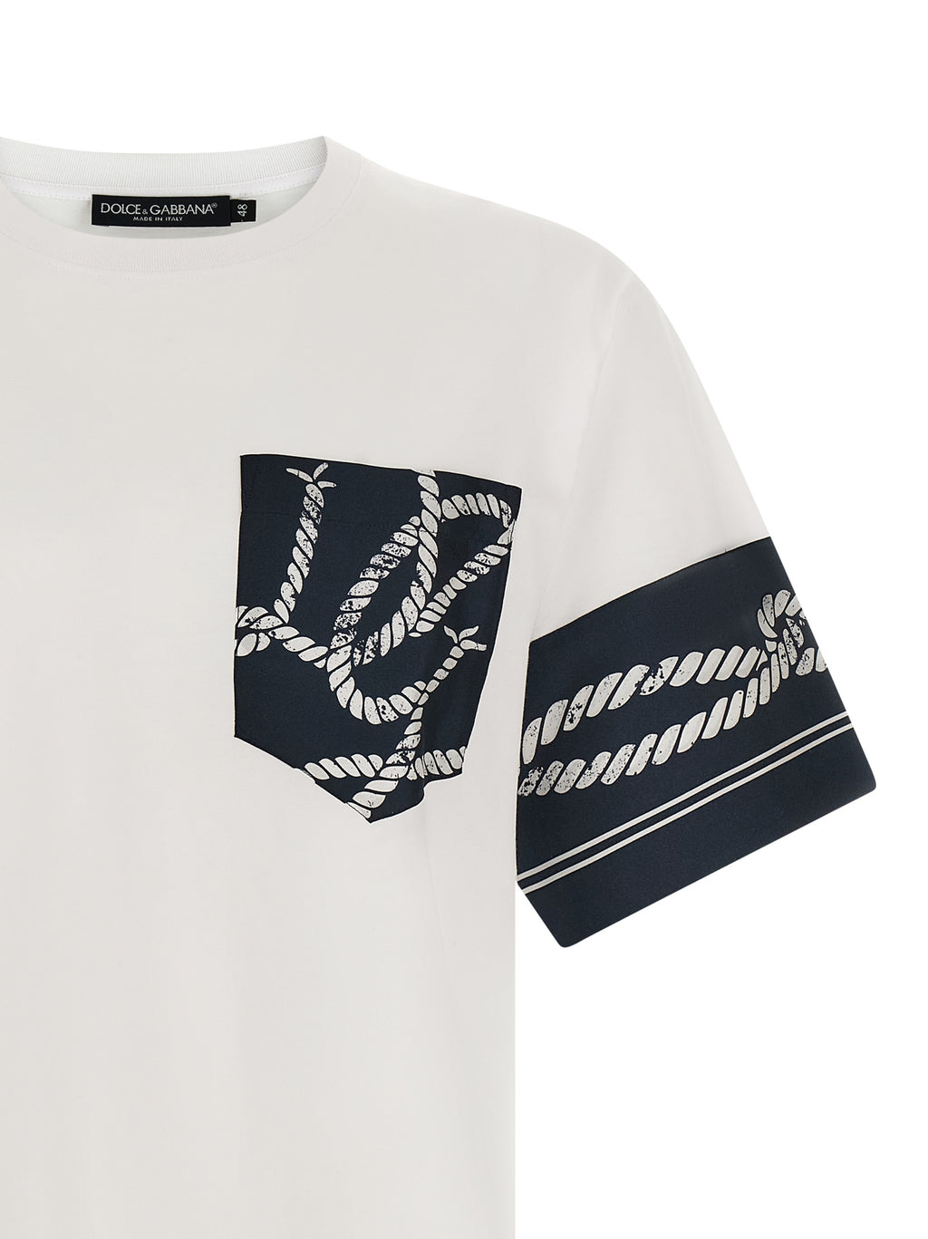 Dolce & Gabbana Blue Cotton T-Shirt