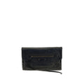 Balenciaga Black Lamb Ovis Aries Clutch Bag