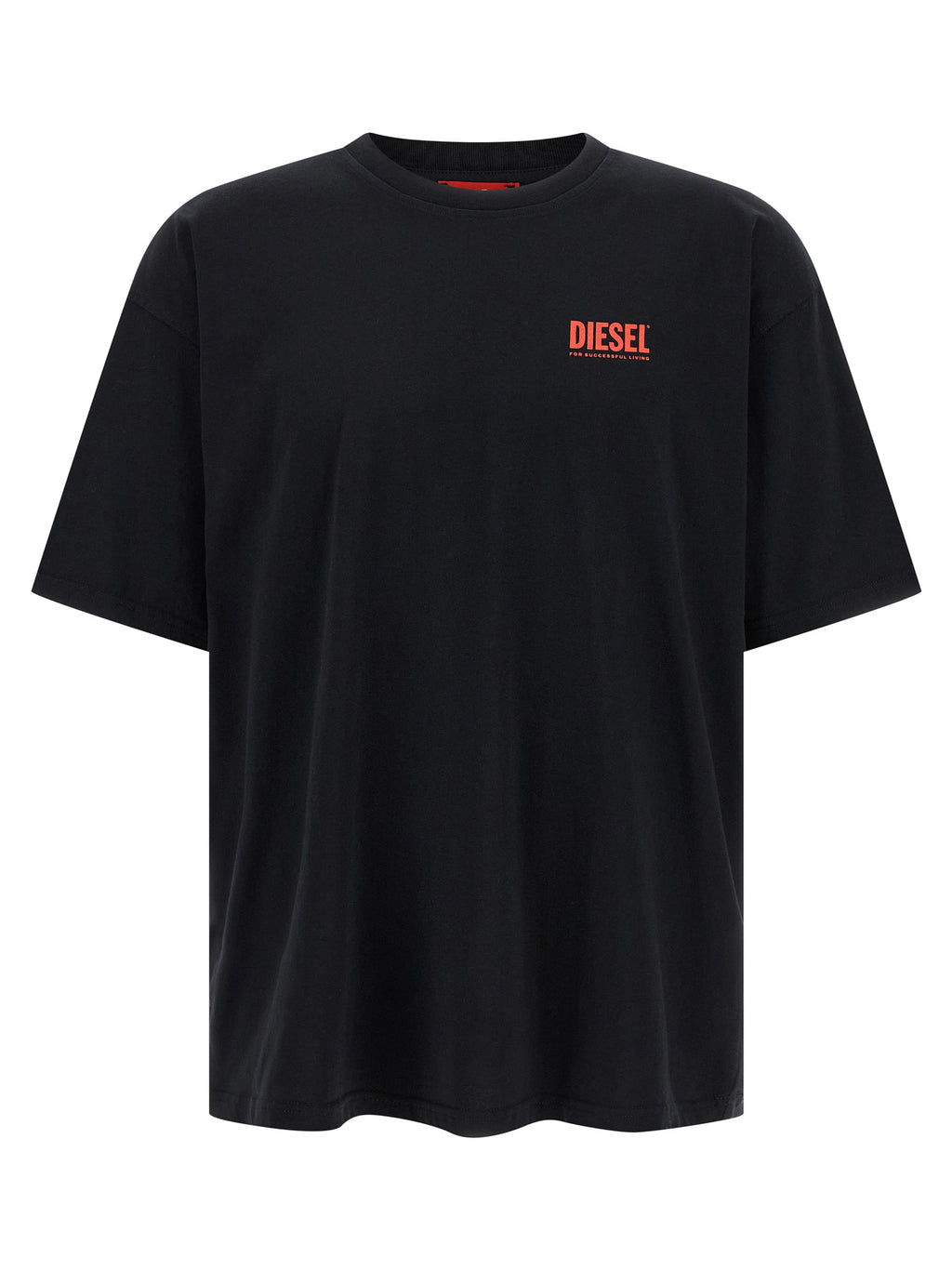 Diesel Black Cotton T-Shirt